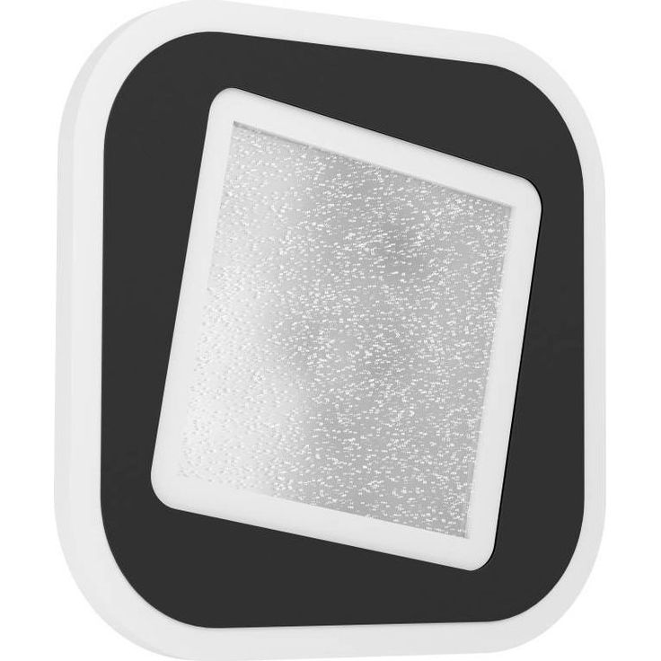 Kattovalaisin Macchioni LED 12W 20x20cm musta/valkoinen