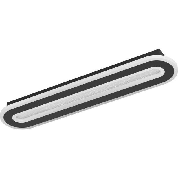 Kattovalaisin Macchioni LED 20W CCT 55x12cm musta/valkoinen
