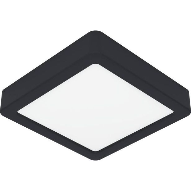 Kattovalaisin Fueva 6 LED 7W CCT 15x15cm musta 