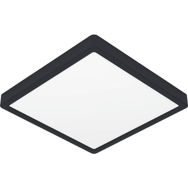 Kattovalaisin Fueva 6 LED 13W CCT 29x29cm musta