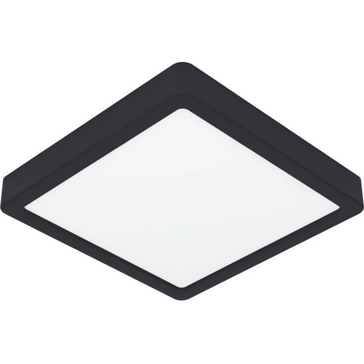 Kattovalaisin Fueva 6-z LED 10.5W RGB CCT 22x22cm musta