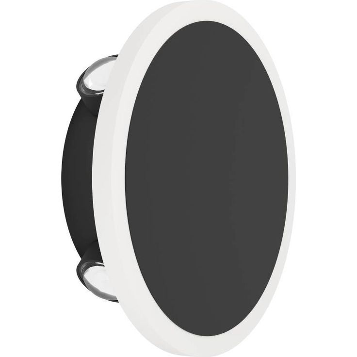 Seinävalaisin Talamello 1 LED 12W musta/valkoinen