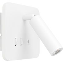 Seinävalaisin Eglo Fanzarotta 1 3W LED 3000K 230lm IP20 USB-portti neliö