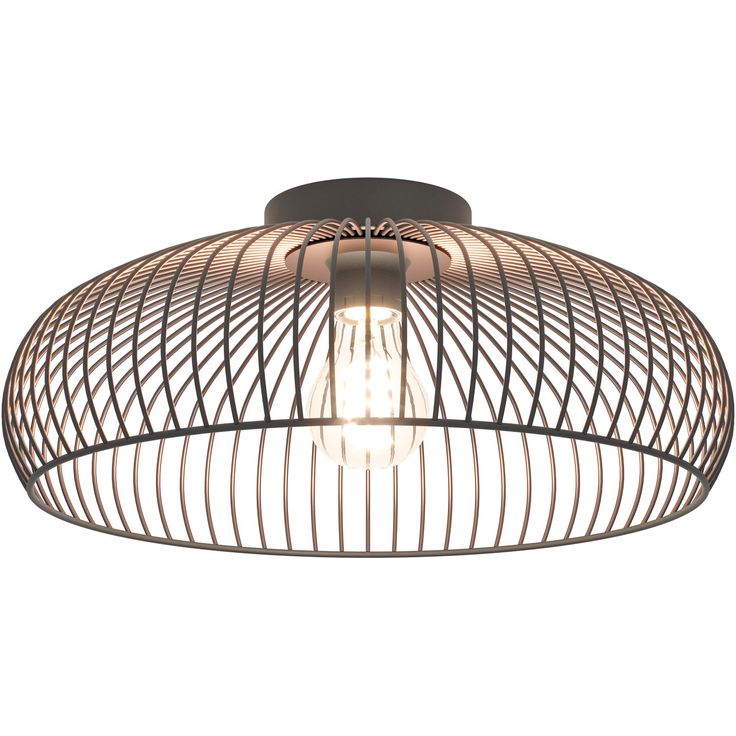 Kattovalaisin Eglo Almanzora E27 maks. 60W IP20 musta/kupari