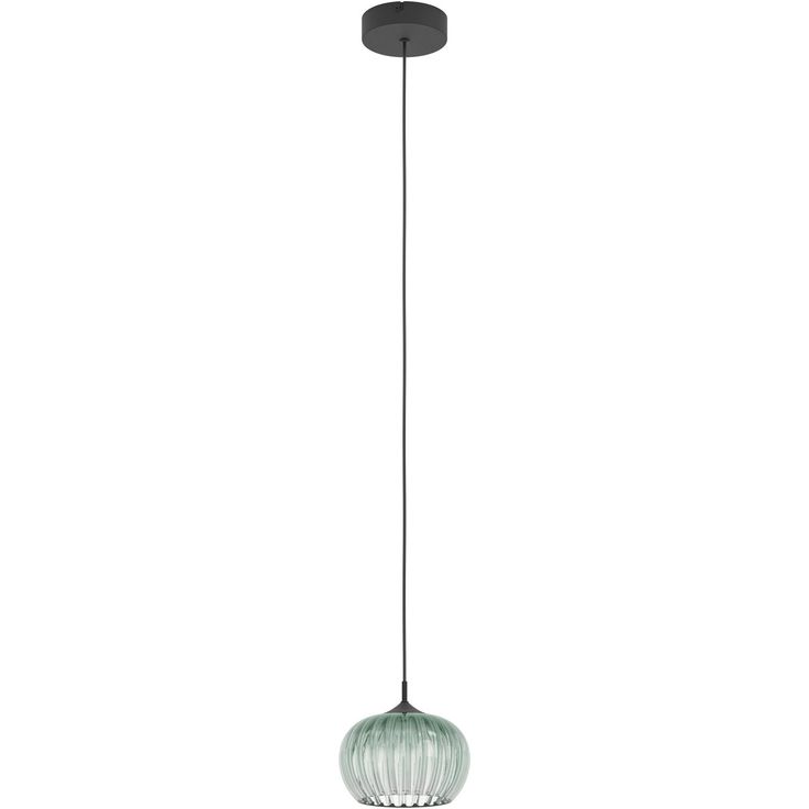 Riippuvalaisin Eglo Alamito 20cm 5.3W LED CCT 530lm IP20 musta/vihreä