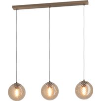 Riippuvalaisin Eglo Rondo 2 20x96cm 3xE27 maks. 40W/kpl IP20 ruskea/tumma pronssi