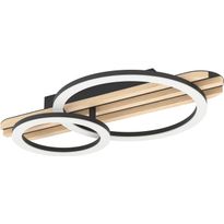 Kattovalaisin Eglo Cembrano 30x50cm 15W LED 3000K 1900lm IP20 musta/puu