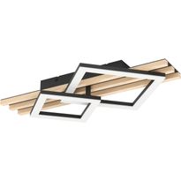 Kattovalaisin Eglo Cembrano 21x50cm 15W LED 3000K 1600lm IP20 musta/puu