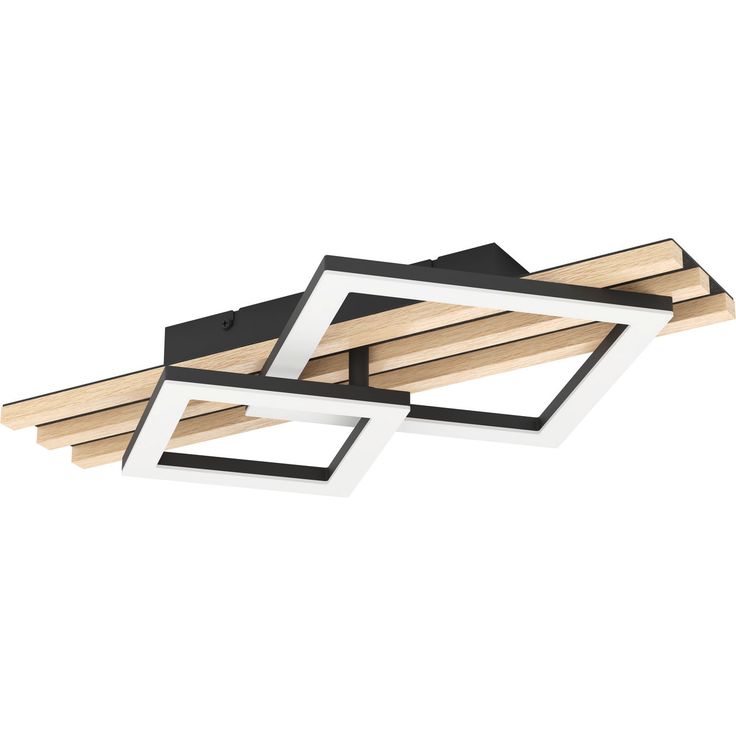Kattovalaisin Eglo Cembrano 21x50cm 15W LED 3000K 1600lm IP20 musta/puu