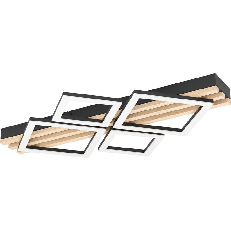 Kattovalaisin Eglo Cembrano 49x72cm 30W LED 3000K IP20 musta/puu
