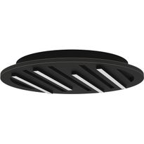 Kattovalaisin Eglo Pitrignani-z Ø38cm 4x5W LED Zigbee RGB 2700-6500K 4x500lm IP20 musta