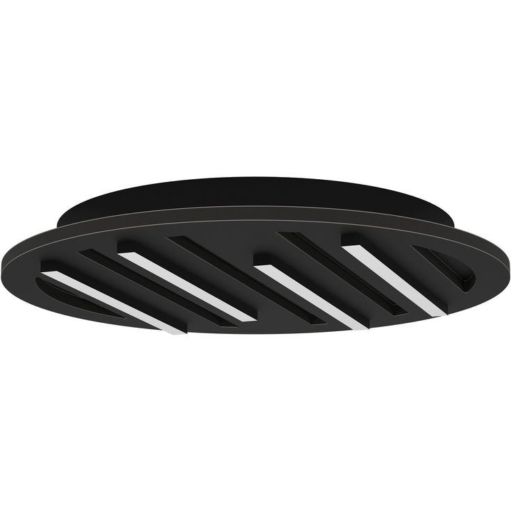 Kattovalaisin Eglo Pitrignani-z Ø38cm 4x5W LED Zigbee RGB 2700-6500K 4x500lm IP20 musta