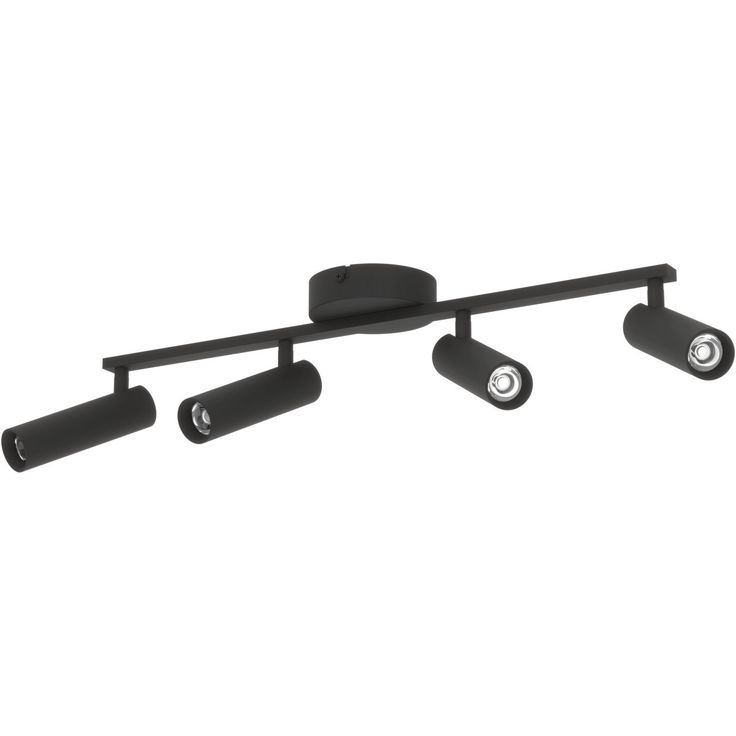 Kattospottivalaisin Eglo Valproto 4x5W LED 2700/4000/6500K 600lm IP20 musta
