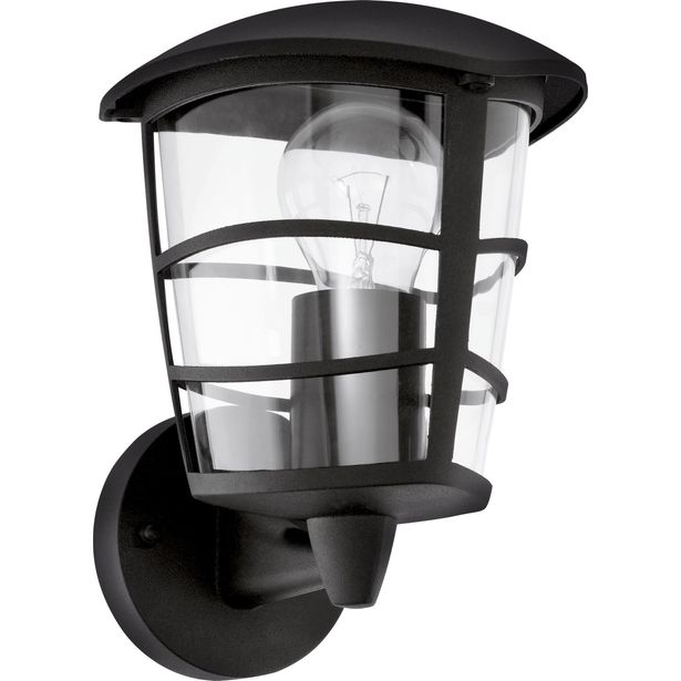 Ulkoseinävalaisin Eglo Aloria 93097, musta