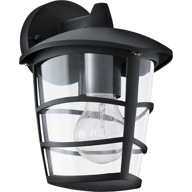 Ulkoseinävalaisin Eglo Aloria 93098, musta