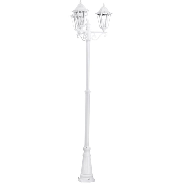 Pylväsvalaisin Eglo Navedo, 3x60W, Ø560x2200mm, E27, IP44, valkoinen/kirkas