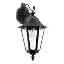 Seinävalaisin Eglo Navedo, 60W, 200x475x285mm, E27, IP44, musta/kirkas
