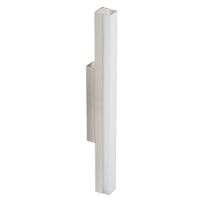 LED-peilivalaisin Eglo Torretta, 16W, 40x600x75mm, IP44, harjattu teräs/valkoinen