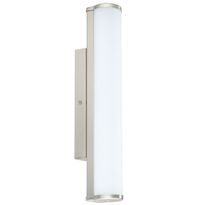 LED-peilivalaisin Eglo Calnova, 8W, 50x350x85mm, IP44, himmennettävä, harjattu teräs/valkoinen