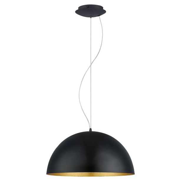 Riippuvalaisin Eglo Gaetano 1, Ø530mm, musta, kulta 94936