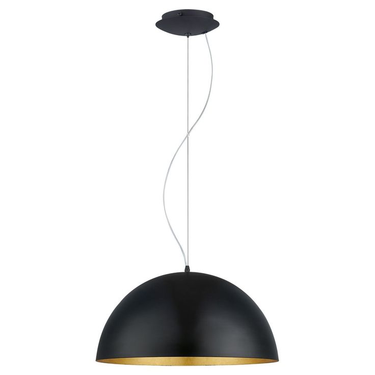 Riippuvalaisin Eglo Gaetano 1, Ø530mm, musta, kulta 94936
