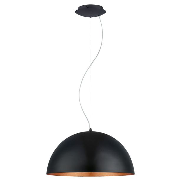 Riippuvalaisin Eglo Gaetano 1, Ø530mm, musta, kupari 94938