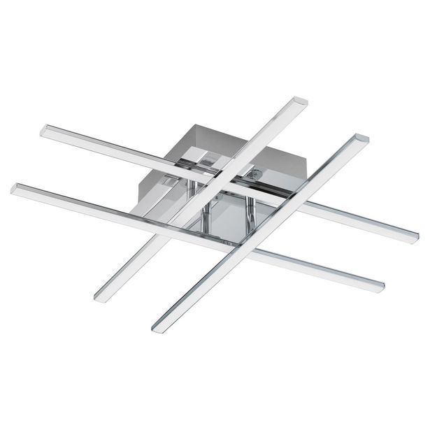 LED-kattovalaisin Eglo Lasana 1, 500x500mm, kromi 95568