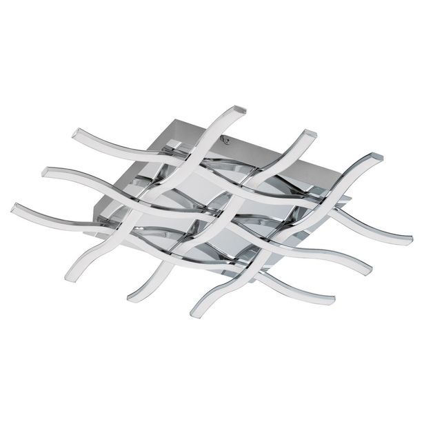LED-kattovalaisin Eglo Lasana 1, 500x500mm, kromi 95569