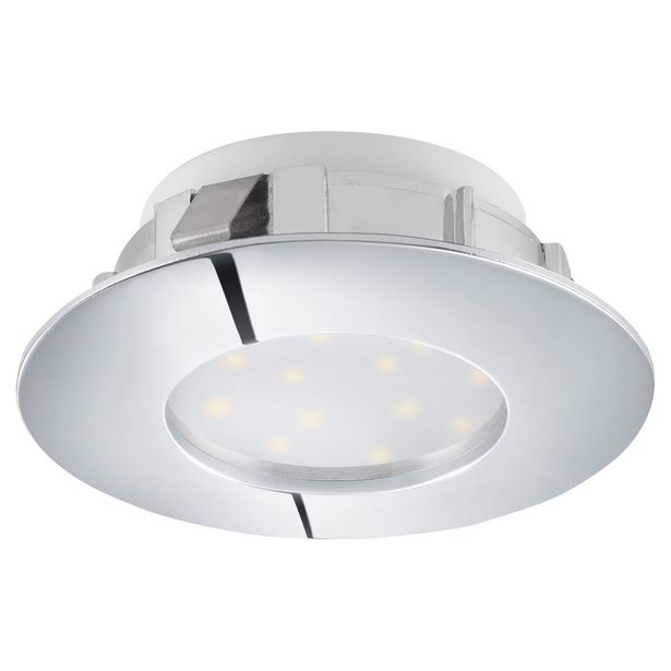 LED-alasvalo Eglo Pineda 4.9W, Ø78mm, IP20/44, kromi 95818