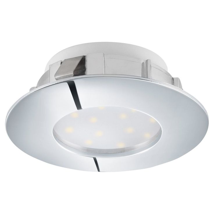 LED-alasvalo Eglo Pineda 4.9W, Ø78mm, IP20/44, kromi 95818