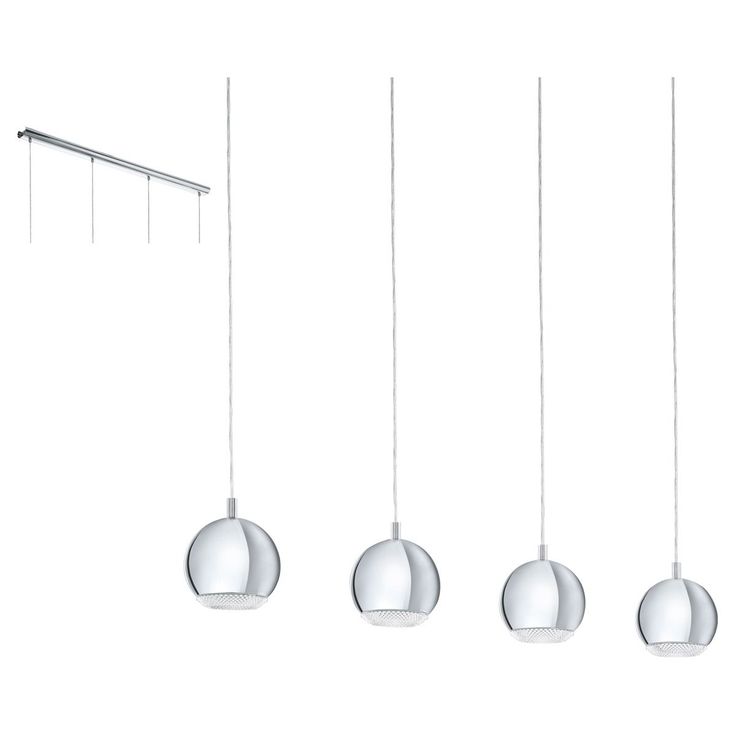 LED-riippuvalaisin Eglo Conessa, 4-osainen, kromi 95912