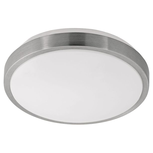 LED-plafondi Eglo Competa 1, Ø245mm, valkoinen, teräs 96032