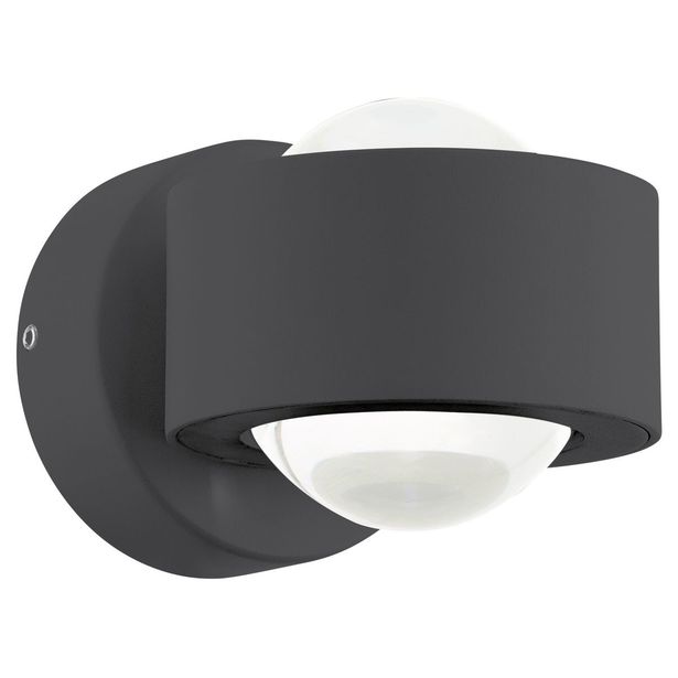 LED-seinävalaisin Eglo Ono 2, antrasiitti 96049
