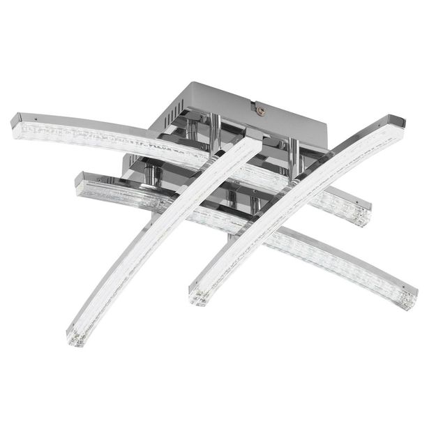 LED-Kattovalaisin Eglo Pertini, 4-osainen, kromi 96093