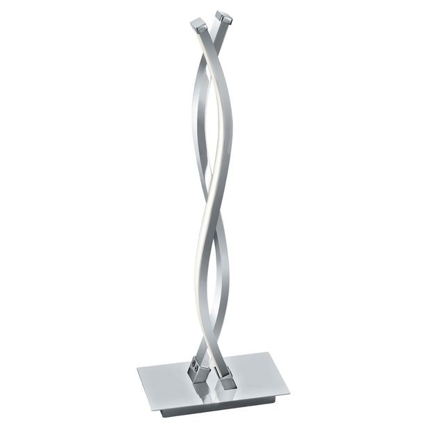 LED-pöytävalaisin Eglo Lasana 2, kromi 96105