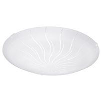 LED-plafondi Eglo Margitta 1, Ø315mm, valkoinen, kuvioitu 96111
