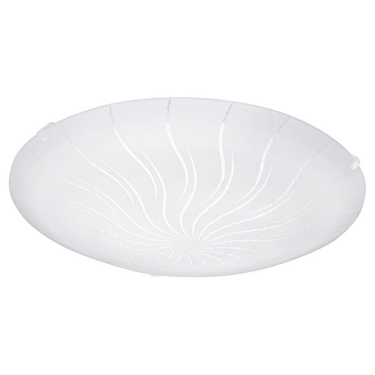 LED-plafondi Eglo Margitta 1, Ø315mm, valkoinen, kuvioitu 96111