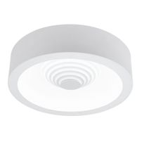 LED-kattovalaisin Eglo Leganes, 25.5W, Ø455x110mm, IP20, himmennettävä, valkoinen