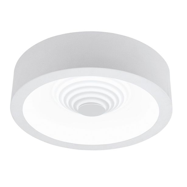LED-kattovalaisin Eglo Leganes, 25.5W, Ø455x110mm, IP20, himmennettävä, valkoinen