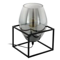 Pöytävalaisin Eglo Olival 1, 40W, 200x305x200mm, E27, IP20, musta