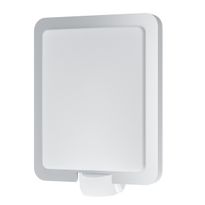 Tunnistinvalaisin Eglo Mussotto, 28W, 210x305x90mm, E27, IP44, harjattu teräs/valkoinen