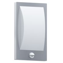 Tunnistinvalaisin Eglo Verres, 12W, 180x290x90mm, E27, IP44, harjattu teräs/valkoinen