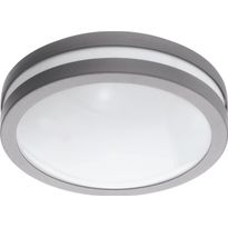 Ulkokattovalaisin Eglo Locana-c connect-c Ø26cm 14W LED 3000K IP44 hopea/valkoinen