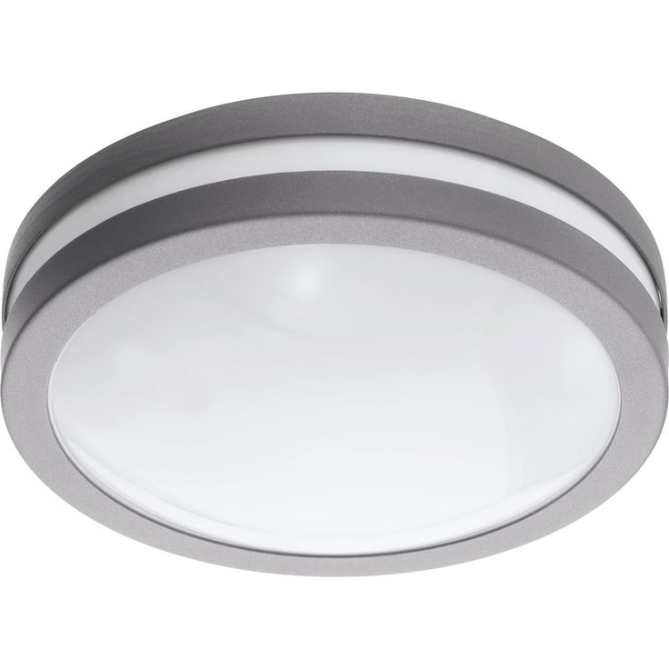 Ulkokattovalaisin Eglo Locana-c connect-c Ø26cm 14W LED 3000K IP44 hopea/valkoinen