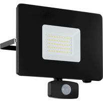 LED-ulkoseinävalaisin/-valonheitin Eglo Faedo, 200x205mm, liiketunnistimella, musta