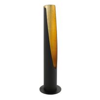 LED-pöytävalaisin Eglo Barbotto, 5W, Ø100x395mm, GU10, IP20, himmennettävä, musta/kulta