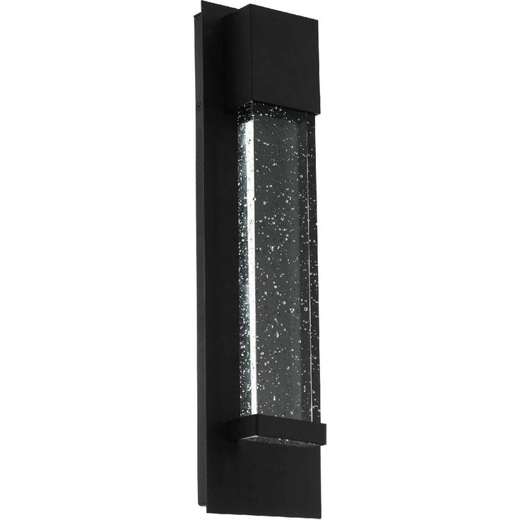 LED-ulkoseinävalaisin Eglo Villagrazia, 30x12cm, musta