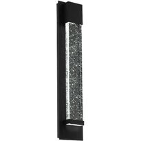 LED-ulkoseinävalaisin Eglo Villagrazia, 40x12cm, musta
