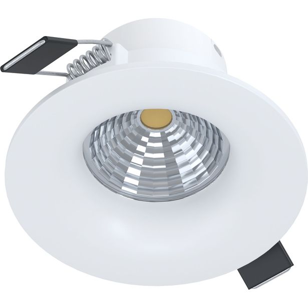 LED-alasvalo Eglo Saliceto, Ø88mm, 4000K, valkoinen