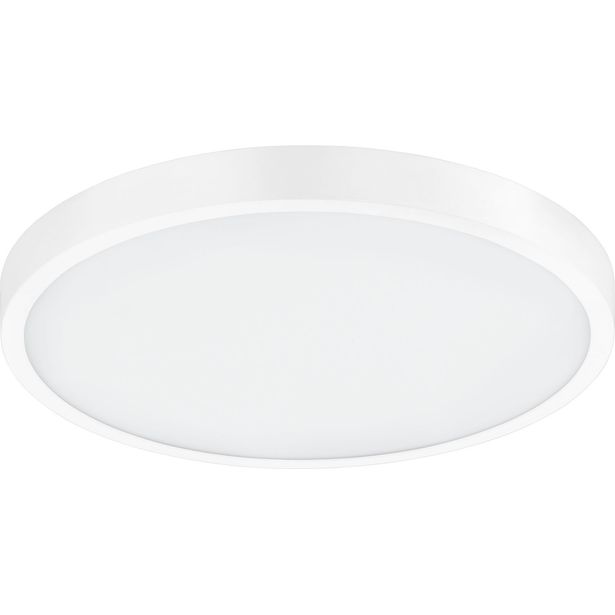 LED-plafondi Eglo Fueva-A, Ø225mm, pinta-asennettava, valkoinen